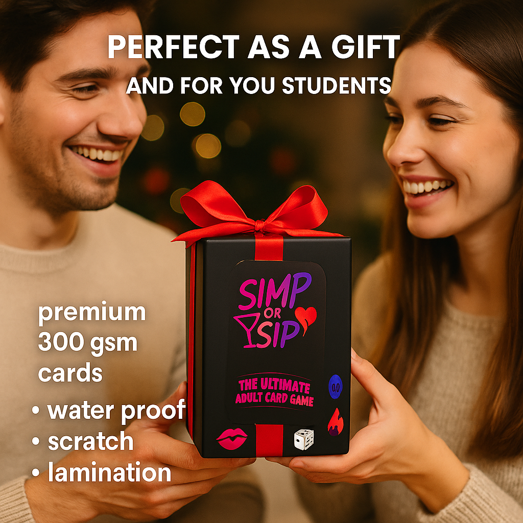Simp or Sip - Adult Card Game 200 Toxic Cards